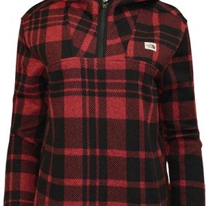 NWT! Women's The North Face Crescent Pullover Top Fleece Zip Jacket Hoody XS